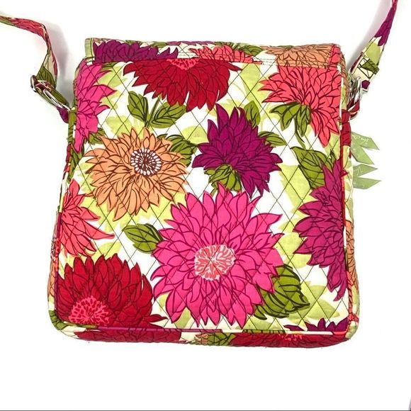 Vera Bradley Hello Dahlia lg hipster messenger bag - Picture 11 of 16